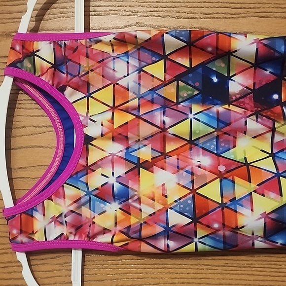 Snowflake Gymnastics Leotard Adult Size L - Picture 2 of 10